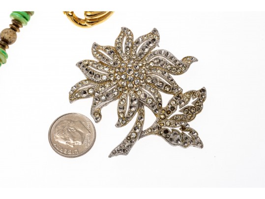 Assorted Lot Of Costume Jewelry Including Ralph Lauren, Trifari, Monet