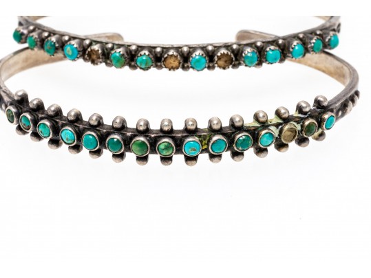 Lot Of Five Assorted Sterling Silver Bracelets, Southwestern Motifs