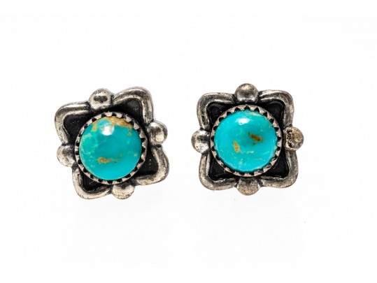 Lot Of Three Assorted Sterling Silver Earrings, Southwestern Motifs