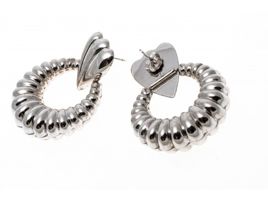 Lot Of Four Assorted Sterling Silver Earrings