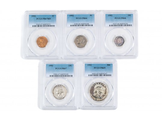 1952 PCGS Graded Proof Set