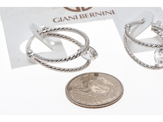 Lot Of Four Assorted Sterling Silver Earrings