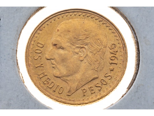 Mexican Dos Y Medio Pesos, 1945