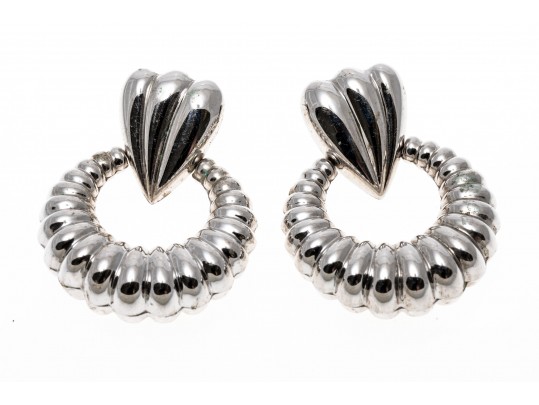 Lot Of Four Assorted Sterling Silver Earrings