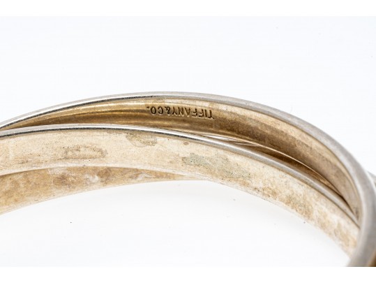 Tiffany & Co. Sterling Rolling Bangle Bracelet