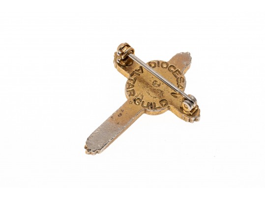 Lot Of Five Vintage And Antique Jewelry Pieces, Including A Victorian Agate Mourners Brooch