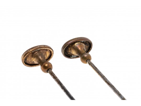 Collection Of Unique And Various Hat Pins, Sterling And 10K