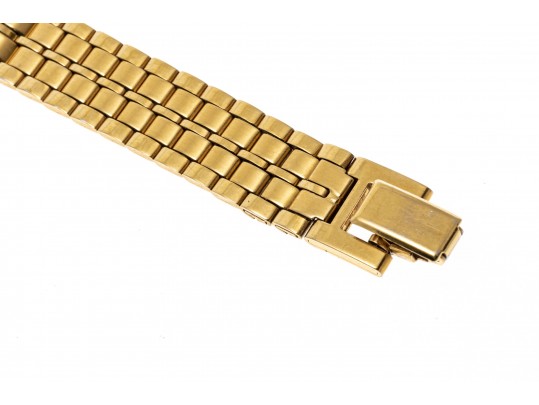 Seiko Ladies Gold Tone Quartz Watch, Champagne Dial, Gold Tone Link Bracelet