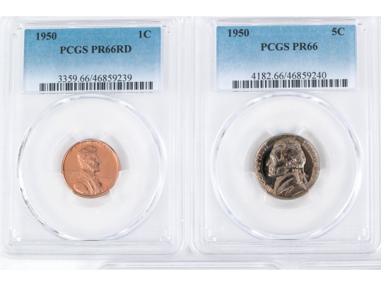 1950 PCGS Graded Proof Set