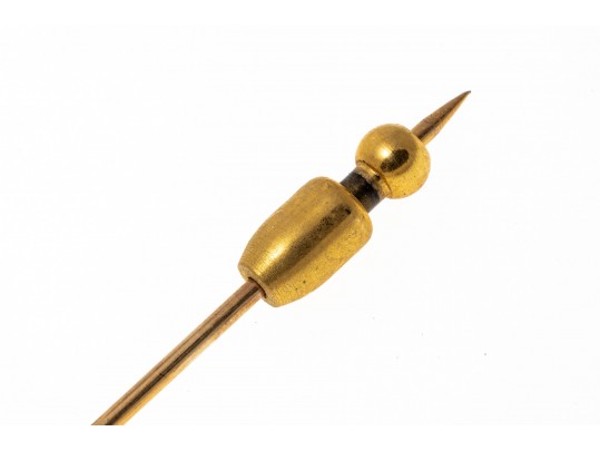 Classic 14K And Cultured Freshwater Pearl Stick Pin