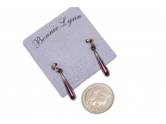 Lot Of Four Assorted Sterling Silver Earrings