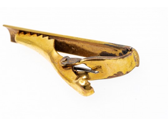 Lot Of Two Lever Style Back Cufflinks And One Tie Bar; 10k And 14k