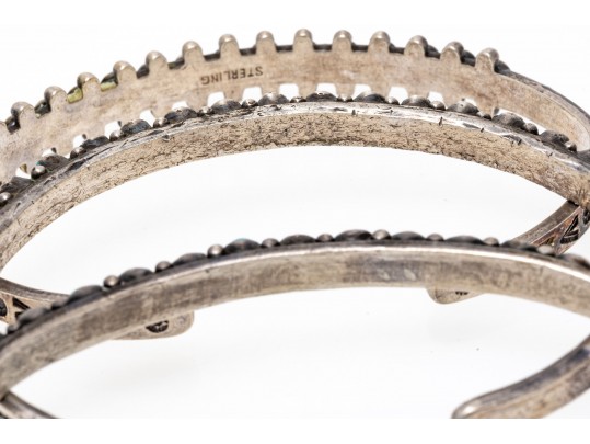 Lot Of Five Assorted Sterling Silver Bracelets, Southwestern Motifs