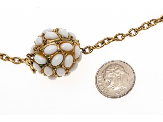 Assorted Lot Of Costume Jewelry Including Ralph Lauren, Trifari, Monet