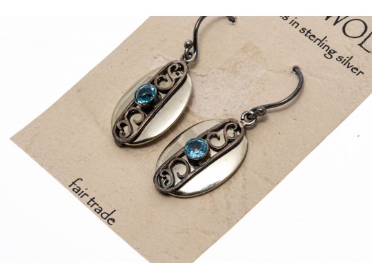 Lot Of Four Assorted Sterling Silver Earrings