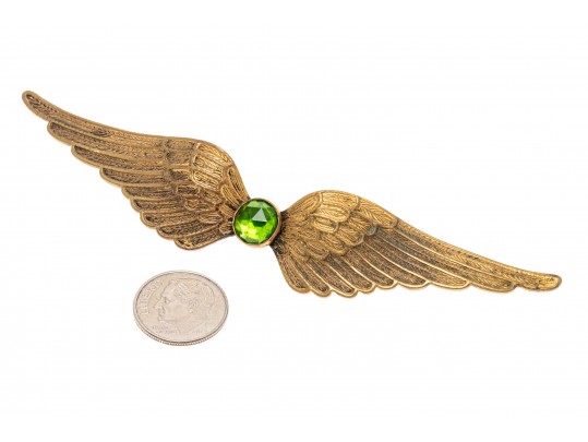 Lot Of Five Vintage And Antique Jewelry Pieces, Including A Victorian Agate Mourners Brooch