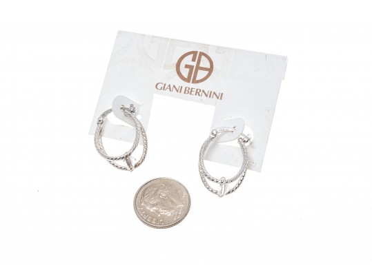 Lot Of Four Assorted Sterling Silver Earrings