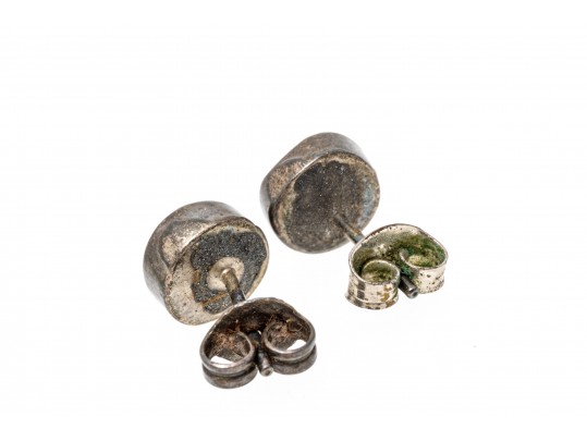 Lot Of Three Assorted Sterling Silver Earrings, Southwestern Motifs