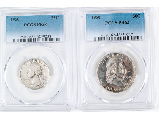 1950 PCGS Graded Proof Set