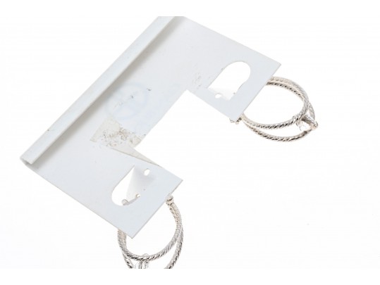 Lot Of Four Assorted Sterling Silver Earrings