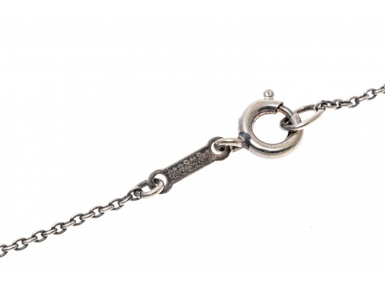 Tiffany & Co. Sterling Silver Elsa Peretti Zodiac Pendant And Chain