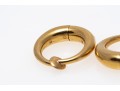 Elegant 14K Smapp Hoop Style Earrings