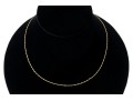 14k Yellow Gold Chain And Faceted White Gold Link Necklace