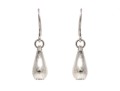 Tiffany & Co. Contemporary Sterling Silver Elsa Peretti Teardrop Motif Earrings