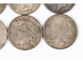 Six American Peace Dollars, Circulated