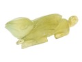 Green Nephrite Jade Carved Figurine