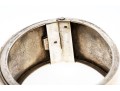 Antique Sterling English Wide Bangle Bracelet