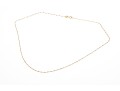 14k Yellow Gold Chain And Faceted White Gold Link Necklace