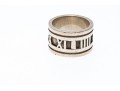Vintage Tiffany & Co. Sterling Atlas Wide Band Ring, Size 6.25