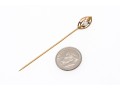 Vintage Gold Filled And Opal Stick Pin