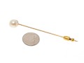 Classic 14K And Cultured Freshwater Pearl Stick Pin