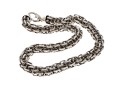 Sterling Silver Chunky Round Tubular Link Necklace