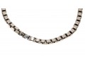 Tiffany And Co. Sterling Silver Handsome Box Link Style Bracelet