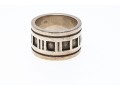 Vintage Tiffany & Co. Sterling Atlas Wide Band Ring, Size 6.25