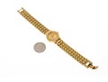Seiko Ladies Gold Tone Quartz Watch, Champagne Dial, Gold Tone Link Bracelet