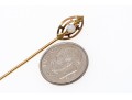 Vintage Gold Filled And Opal Stick Pin