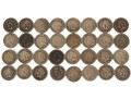 32 American Bronze Indian Head Cents 1860-1864