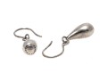 Tiffany & Co. Contemporary Sterling Silver Elsa Peretti Teardrop Motif Earrings