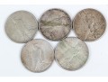 Five Liberty Peace Dollars, Years 1922-1923