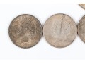 Six American Peace Dollars, Circulated