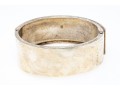 Antique Sterling English Wide Bangle Bracelet