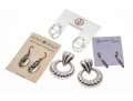 Lot Of Four Assorted Sterling Silver Earrings