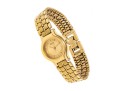 Seiko Ladies Gold Tone Quartz Watch, Champagne Dial, Gold Tone Link Bracelet
