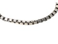 Tiffany And Co. Sterling Silver Contemporary Box Link Style Bracelet