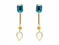 Bold Valentino 'Night' Drop Earrings