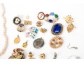 Assorted Lot Of Costume And Gold Filled Jewelry Pieces